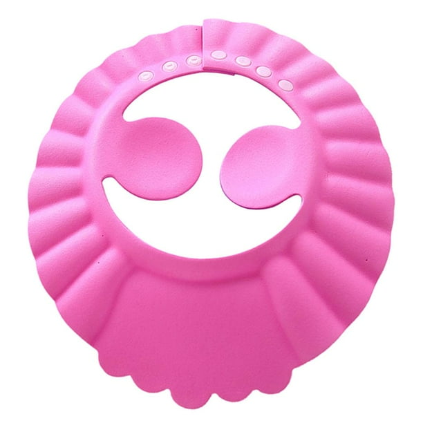 Gorro de ducha para bebé, gorro de baño para ducha con champú para niños, gorro con visera ajustable, C