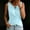 Light Blue plus size cotton linen tops a1, variant on Women Plus Size Sleeveless Wrap Tank Top Cotton Linen V Neck Casual Curved Hem Solid Basic Tops for Party Summer Fashion Clothes, Light Blue 2XL