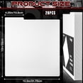 thumbnail image 2 of Facmogu 20PCS Vinyl Record Dividers, Upgrade Thicker 12" Plastic Vinyl Record Divider, Reusable DIY Blank Album Vinyl Separators for LP DVD Record Organization, Writable 33 RPM Record Dividers - White, 2 of 7