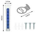 thumbnail image 3 of MOQIN 8" Capacity Rain Gauge with Stainless Steel Mounting Rack Holder, Post Mount Rain Gauge for Yard Garden Outdoor Home,Accurate rain gauges Outdoors,Clear Numbers,Easy to Read for Backyard, 3 of 6