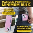 thumbnail image 7 of OtterBox Commuter MagSafe Case for iPhone 17e/16e/15/14/13 – Pink/Blue – Slim, Shockproof, Dual Layer Drop Protection, 7 of 7