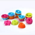 thumbnail image 4 of Molde de silicona para donas 24 Piezas de Torta de Silicona Cocina Utensilios Duradero Fanmusic Molde de silicona para donas, 4 of 7