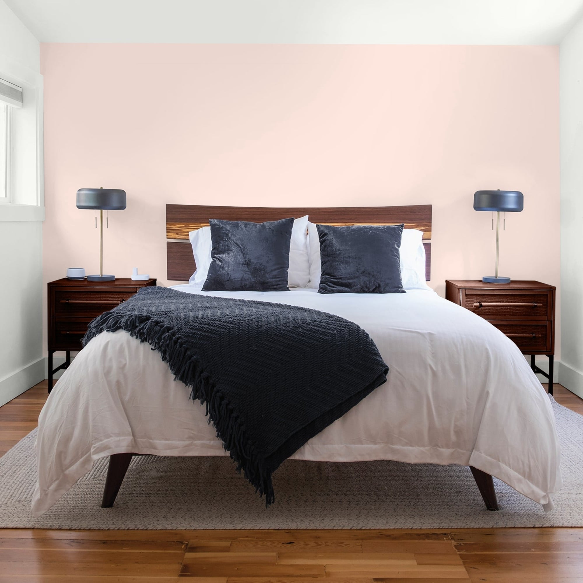 Glidden HEP Coral Cream / Orange, Flat Interior Paint with Primer, 1 Quart