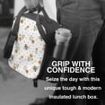 thumbnail image 6 of Honeii Bees And Flowers Print Insulated Lunch Bag, Reusable Lunch Box for Adult, Leakproof Cooler Bag for Work Office Travel Picnic, 6 of 7