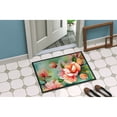 thumbnail image 4 of Carolines Treasures DAC1636JMAT 24 x 36 in. Unisex Delaware Peach Blossom in Watercolor Indoor or Outdoor Mat, 4 of 5