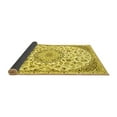 thumbnail image 2 of Ahgly Company Indoor Round Persian Yellow Traditional Area Rugs, 6' Round, 2 of 4