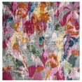 thumbnail image 4 of SAFAVIEH Lillian Beryl Abstract Floral Area Rug, Grey/Pink, 8' x 10', 4 of 5