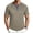 Khaki, variant on CCRFTGI Men's Henley Short Sleeve Shirt Button Lightweight T-Shirts Casual Summer Basic Raglan Sleeve Tee Shirt Black L