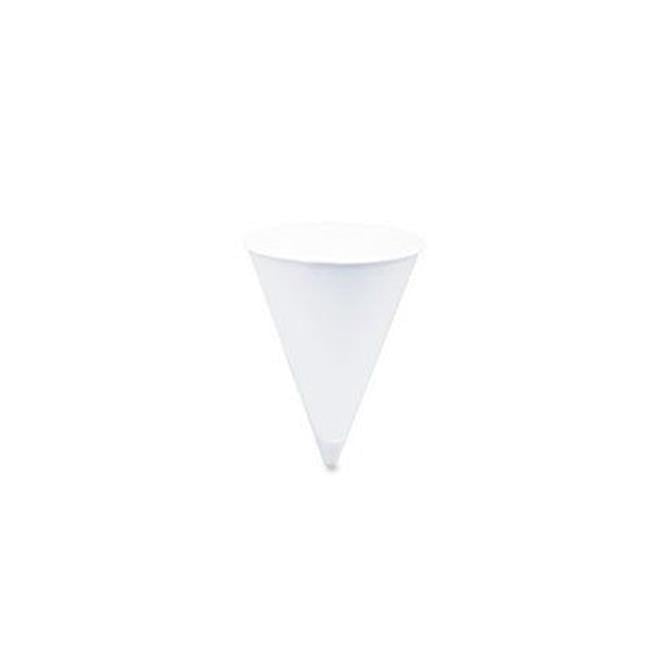 SOLO Cup 4BR Cone Water Cups, White 200 Per Pack