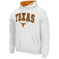 thumbnail image 2 of Men's Colosseum White Texas Longhorns Arch & Logo 3.0 Pullover Hoodie, 2 of 3