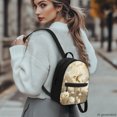 thumbnail image 3 of HELLHERO Hummingbird Rose Pattern Small Backpack for Women Lightweight Mini Bags for Hiking Travel, Polyester Waterproof Mini Backpack, 3 of 8