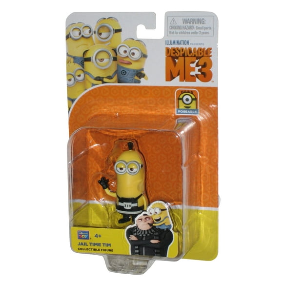 Despicable Me 3 Minions Jail Time Tim Thinkway Toys Action Figure