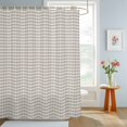 thumbnail image 4 of Modern Simple Styles Shower Curtains for Bathroom, Vintage Rustic Polka Dots Gray Waterproof Fabric Shower Curtain, Decorative Bathroom Curtain for Bathtub, 72"x72", No Hooks Included, 4 of 9