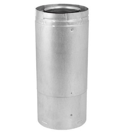 

DirectVent Pro Adjustable Pipe Galvalume - 4 x 6 5/8 Diameter x 11 - 17 Length
