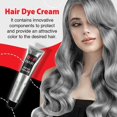 thumbnail image 3 of Tinte para el cabello púrpura gris Crema para teñir el cabello Color permanente para cabello suave y sedoso hermoso oso de fresa Electrónica, 3 of 4