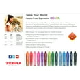 thumbnail image 4 of Zebra Sarasa Retractable Gel Ink Pens, Medium Point 0.7 mm, Assorted Color Rapid Dry Ink, 14-Count, 4 of 5