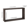 thumbnail image 5 of Evelyn&Zoe Osmond 55" Wide Rectangular Console Table, Alder Brown, 5 of 7