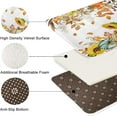 thumbnail image 7 of Halloween Pumpkin Shower Curtain Set with Toilet Lid Cover and Non-Slip Rugs, Ghost Cat Skull Cute Fall 4 Pcs Shower Curtains for Bathroom, Trick Treat Bathroom Decor Accessories Set, 7 of 7
