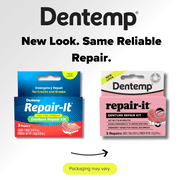 Dentemp Repair-it Denture Care Kit - 3 Repairs