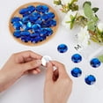 thumbnail image 3 of 50Pcs 30mm Flat Back Round Acrylic Rhinestone Self-Adhesive Plastic Circle Gems Stick On Jewels(Blue) for Costume Making Cosplay Jewels Invitation Crafts Bling Christmas Decor, 3 of 9