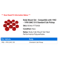 thumbnail image 2 of Body Mount Set - Compatible with 1982 - 1990 GMC S15 Standard Cab Pickup 1983 1984 1985 1986 1987 1988 1989, 2 of 2