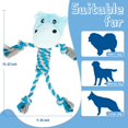 thumbnail image 4 of Juguete para Perro JMZDS&JL Hipopótamo de Peluche con Cuerda para Perros Pequeños y Medianos, 4 of 6
