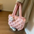 thumbnail image 3 of Bolso de moda para mujer y niña, bolso de compras de estilo lindo, bolso de viaje con cierre de cremallera, 3 of 7
