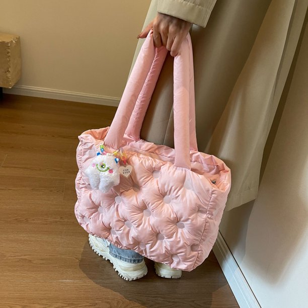 Bolso de moda para mujer y niña, bolso de compras de estilo lindo, bolso de viaje con cierre de cremallera