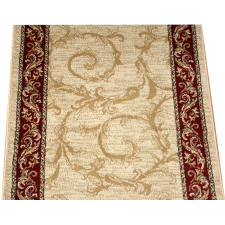 Dean Tan Scrollworks Carpet Rug Hallway Stair Runner - Purchase by the Linear