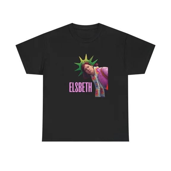 VINTAGE Elsbeth Unisex Heavy Cotton T-Shirt, TV Series Fan Gift, TV Show