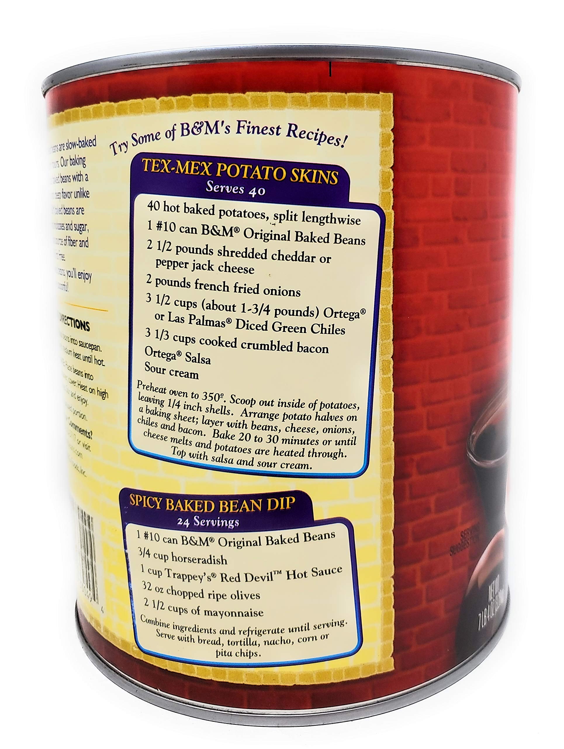 B&M Original Baked Beans, 116 oz, Can