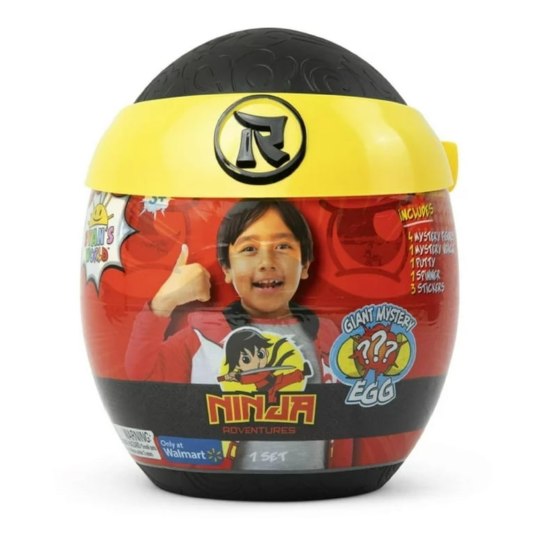 Giant Egg Cheap Ryan's World Toys Ryan's World: Ninja-Themed