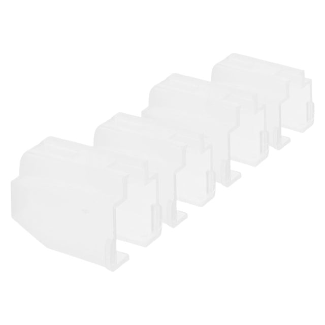 Raindrops 4Pcs Turntable Stylus Protector for Vinyl Enthusiast and Practical Design Plastic White for DJ Setup