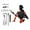 Orange, variant on Christmas 5Pcs 3D Printed Robot Action Figure Set with Customizable Accessories and Moveable Joints for Stress Relief, Multicolor