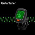 thumbnail image 3 of Afinador de guitarra digital electrónico con clip para violín cromático Selector de ukelele Pantalla LCD JM, 3 of 5
