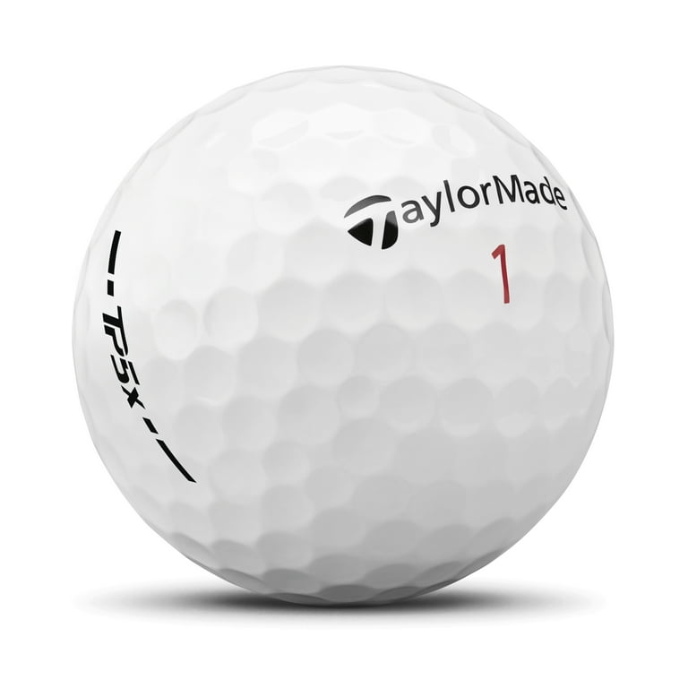 TaylorMade TP5X Tour Golf Balls with Innovative 5-Layer Design for