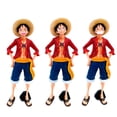 thumbnail image 5 of Figuras de acción de One Piece, Kits de juguetes MODELO DE Luffy sonriente, muñeco que cambia de cara de tres formas, 28cm3474, 5 of 5