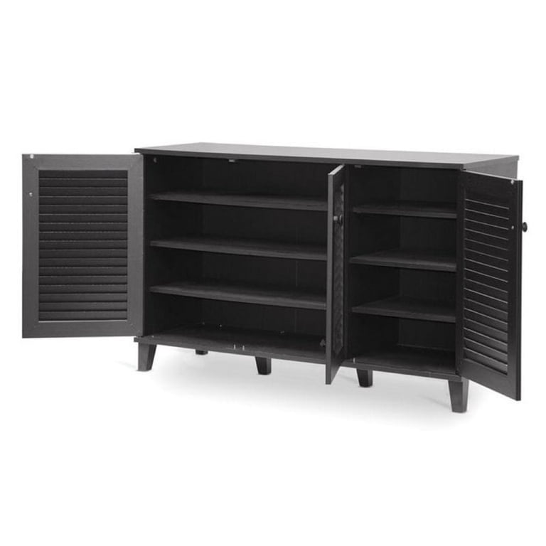 Bowery Hill Shoe Cabinet in Espresso - Walmart.com