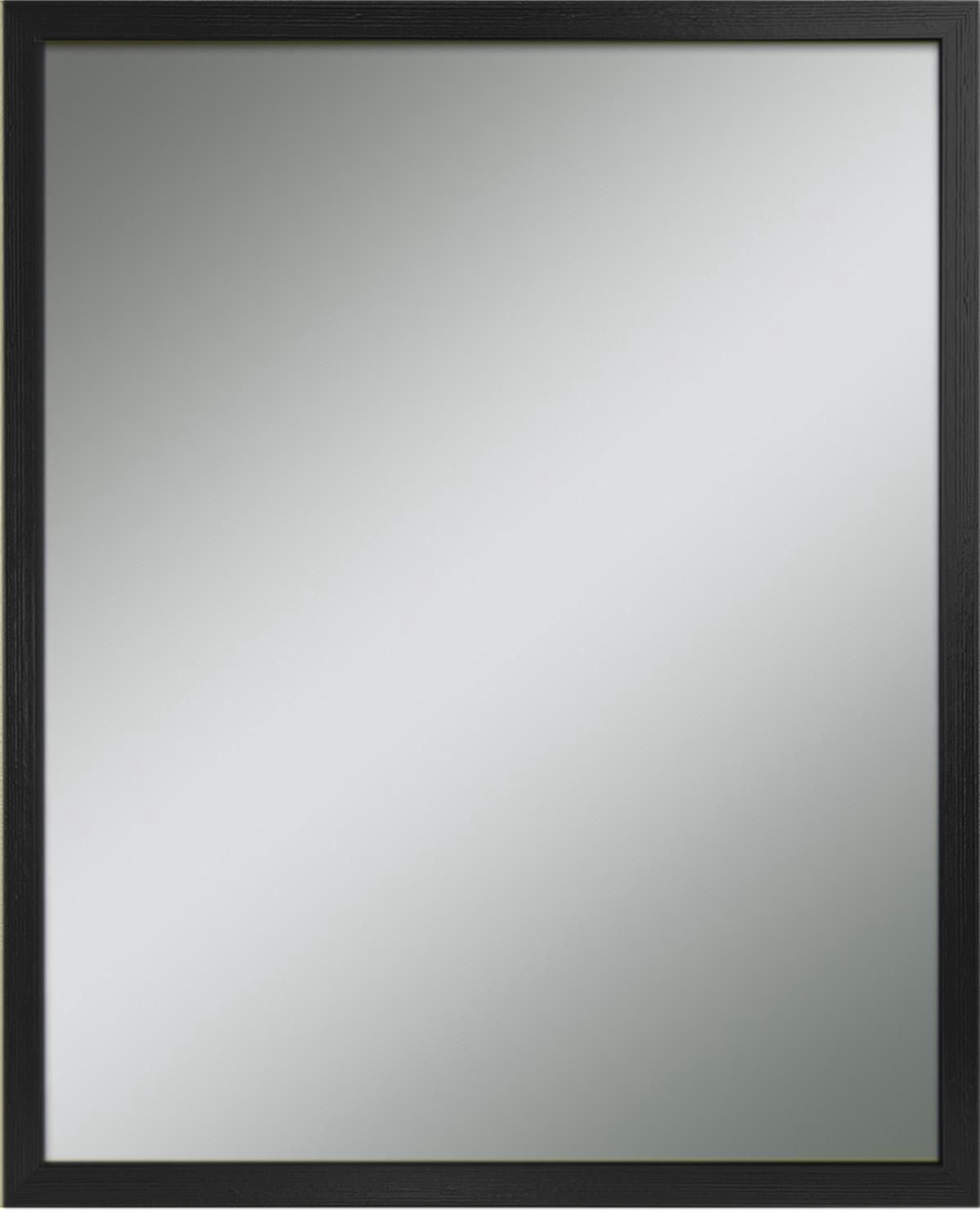 Hometrends Ultima Brush Wall Mirror, Rectangular Mirror, 16.50x19.50in, Brushed Black