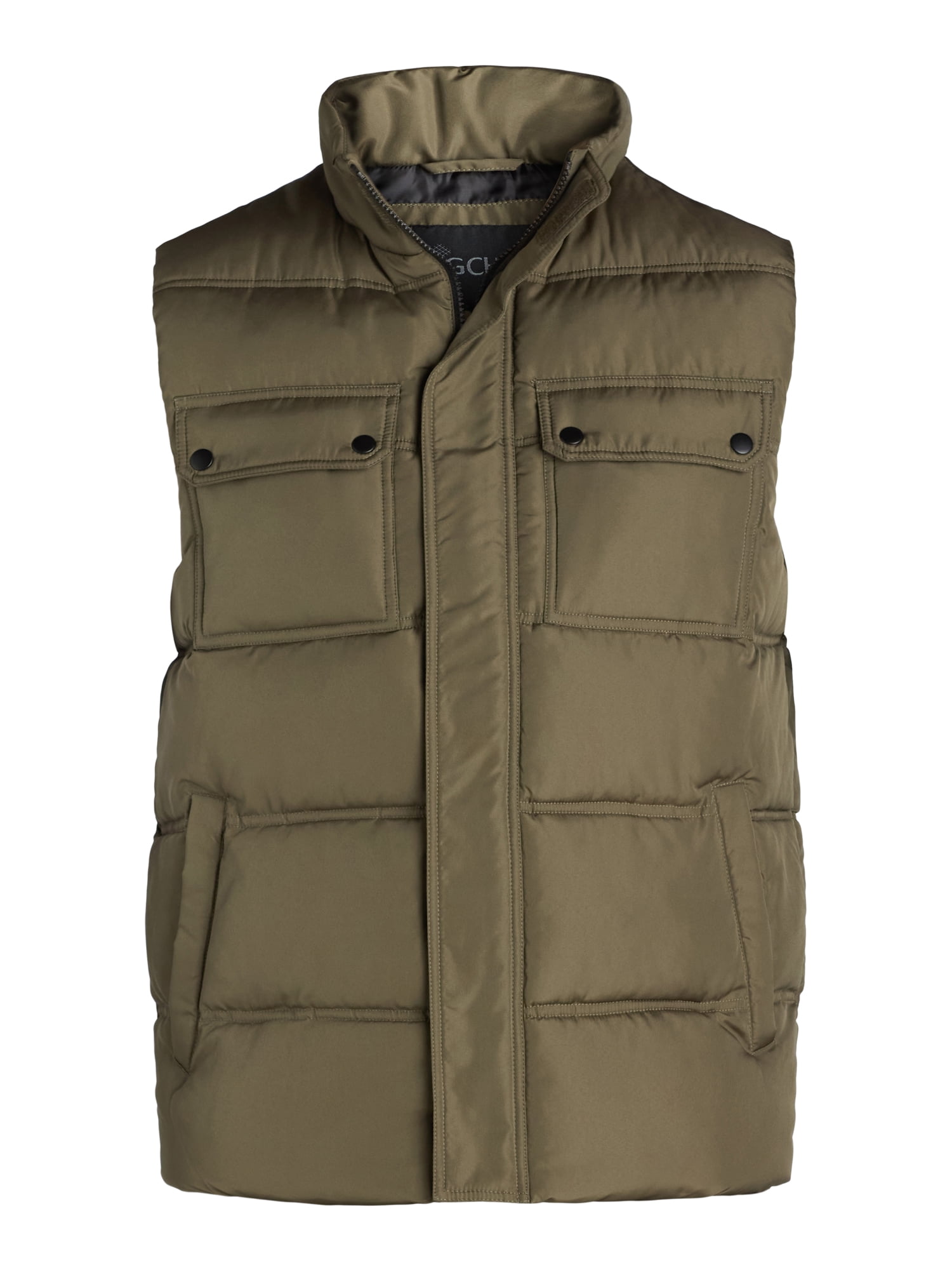 Big Chill Men's Quilted Puffer Vest with Pockets, Sizes M-XXL