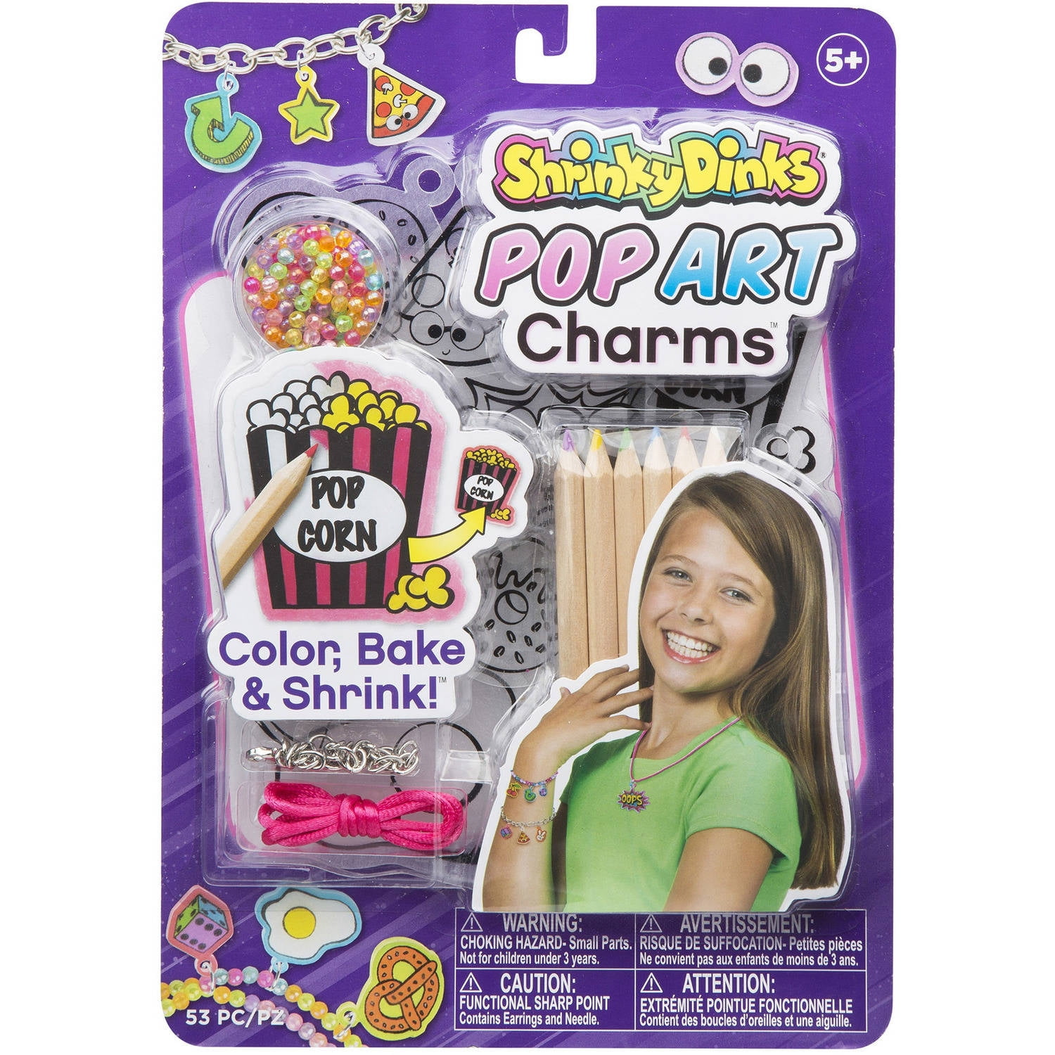 Shrinky Dinks Pop Art Charms