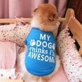 thumbnail image 6 of 2 Pieces Pet Dog Shirts Soft Puppy Vest Dog Sweatshirt Pet Dog Cat Clothes for Chihuahua Yorkshire Terrier Small to Medium Dogs Cats, 6 of 9