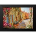 thumbnail image 2 of Obuchovsky, Yury 24x18 Black Modern Framed Museum Art Print Titled - Street in Provence, 2 of 5