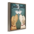 thumbnail image 3 of Stupell Industries Doodle Dog Vintage Coffee Sign Food & Beverage Painting Brown Floater Framed Canvas Art Print Wall Art, 18 x 18, 3 of 9
