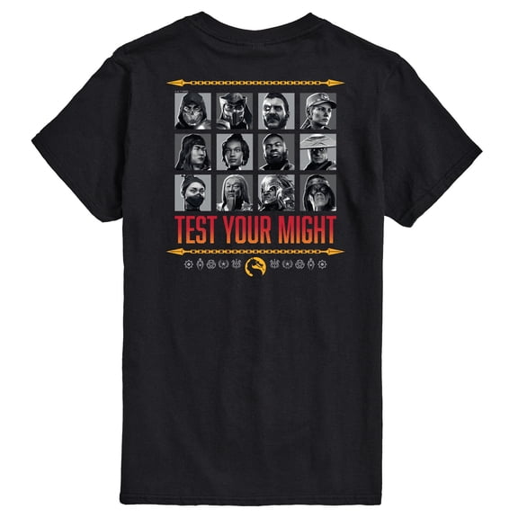 Mortal Kombat - Test Your Might - Men's Short Sleeve Graphic T-Shirt