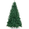 thumbnail image 1 of Costway 7.5FT Hinged Christmas Tree Unlit Artificial Xmas Decoration w/ 2254 Branch Tips, 1 of 10