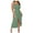 Green, variant on Eyelet Dresses for Women Sleeveless One Shoulder Twist Front Split Midi Dress Fashion Summer Bodycon Dress (2XL, Purple)