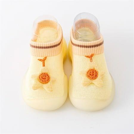 

Boys Girls Animal Cartoon Socks Shoes Toddler WarmThe Floor Socks Non Slip Prewalker Shoes