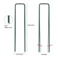 thumbnail image 3 of Dutchman Galvanized U-Shaped Ground Anchors Lawn Pegs 50 Pack, 3 of 5