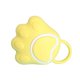 thumbnail image 2 of Cepillo de baño amarillo para perros, cepillo de champú para mascotas para masaje relajante, lavado y desprendimiento del pelo, 2 of 5